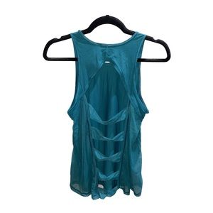 Victoria Secret Sport Athletic Open Split Back - Turquoise